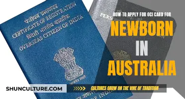 OCI Card Application Process for Newborns in Australia
