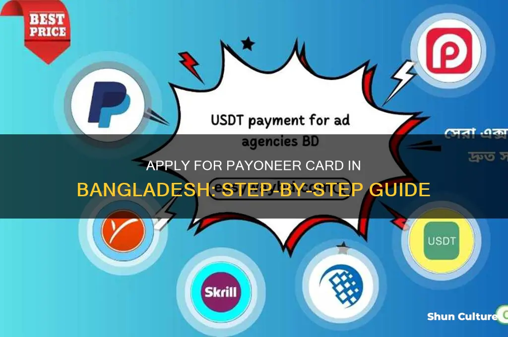 how to apply for payoneer card from bangladesh