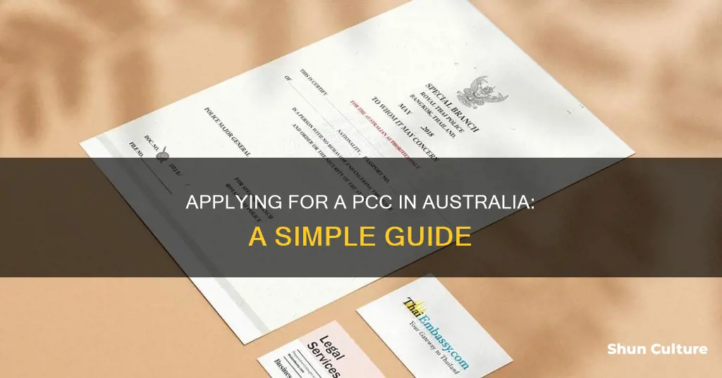 how to apply for pcc in australia