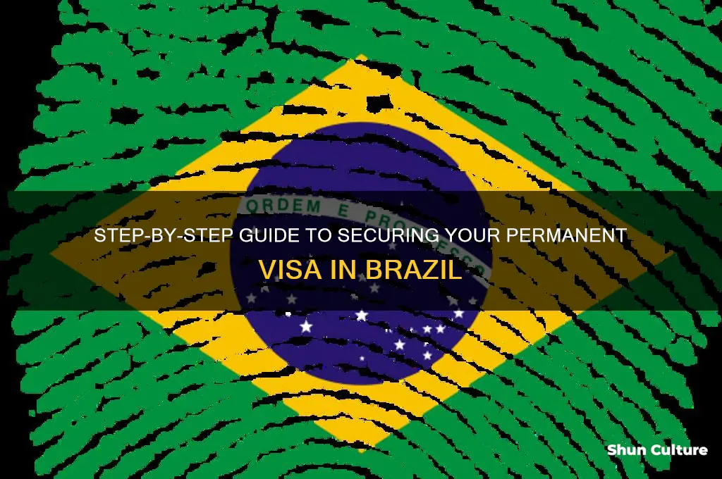 how to apply for permanent visa in brazil