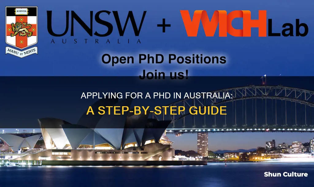 how to apply for phd in australia