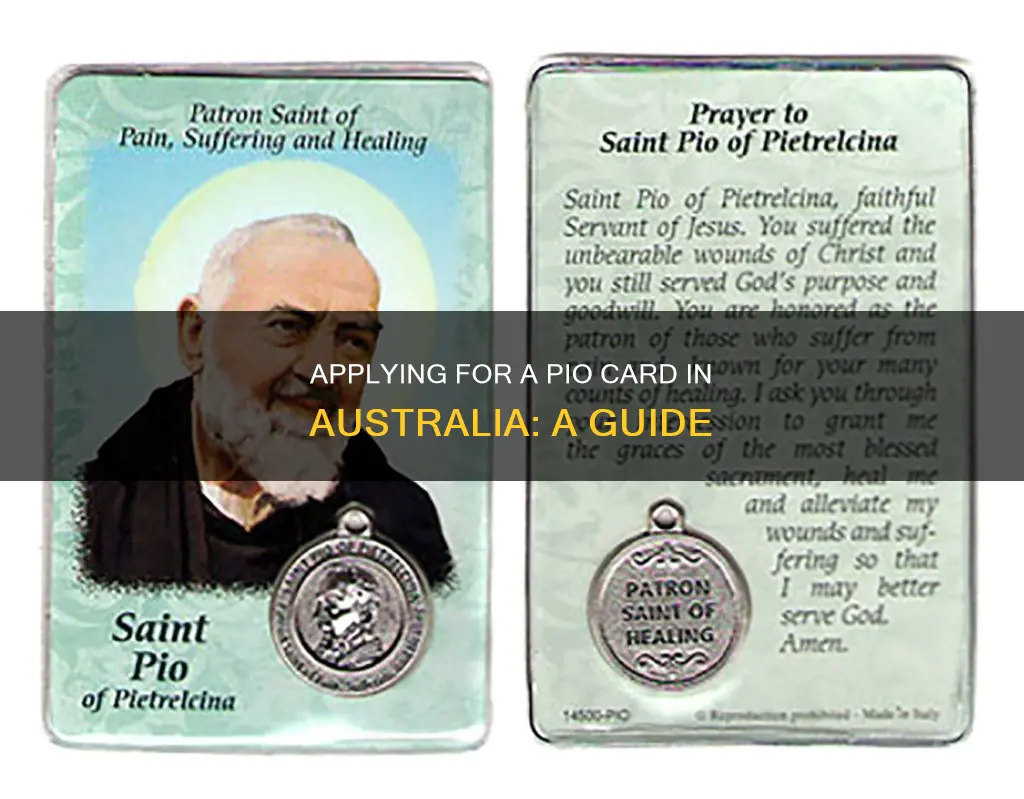 how to apply for pio card in australia