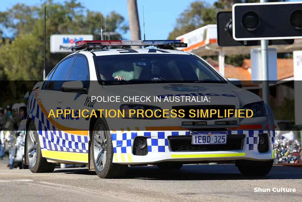 how to apply for police check in australia