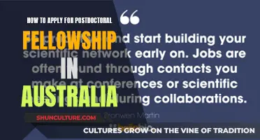 Applying for Postdoctoral Fellowships: Australia Guide