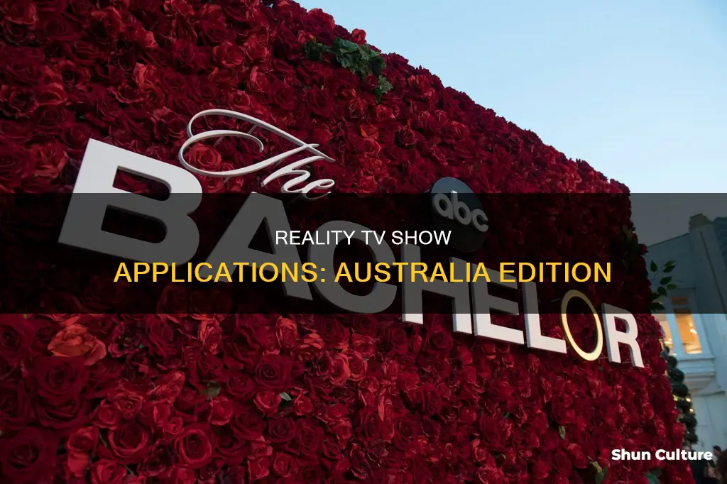 how to apply for reality tv shows australia