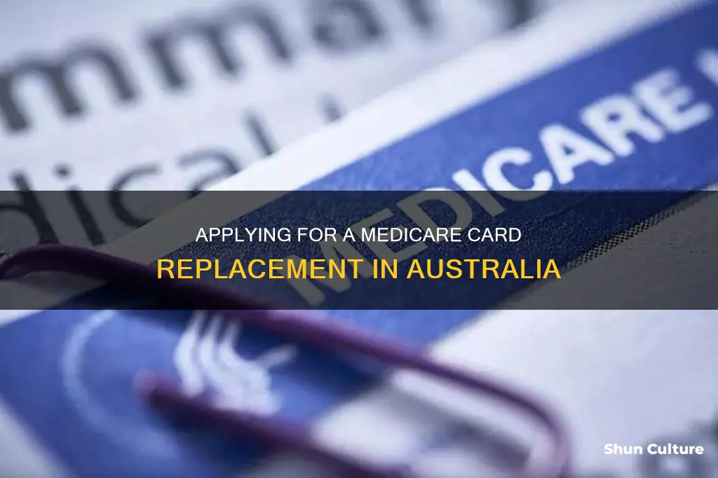 how to apply for replacement medicare card australia