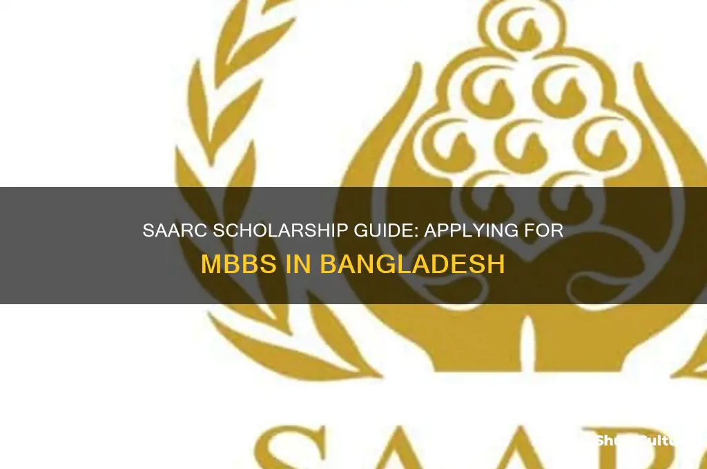 how to apply for saarc scholarship for mbbs in bangladesh