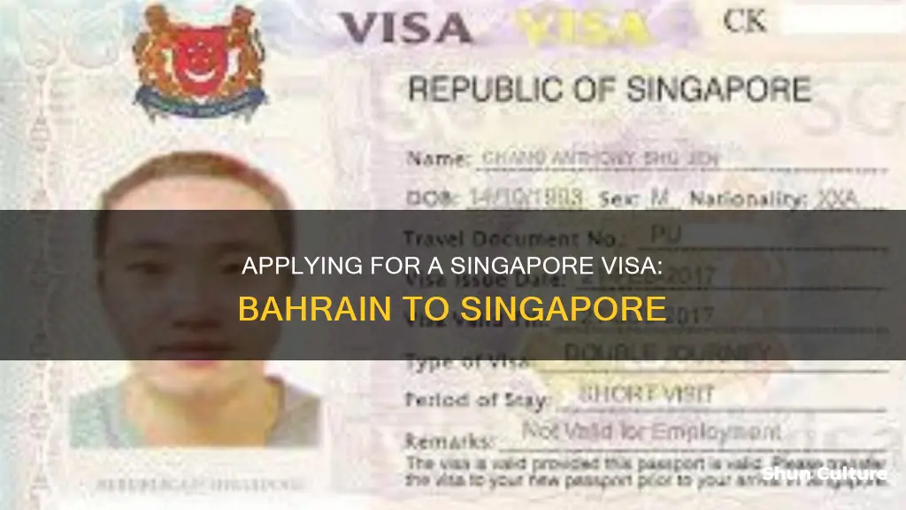 how to apply for singapore visa from bahrain