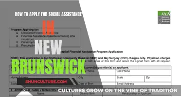Applying for Social Assistance in New Brunswick
