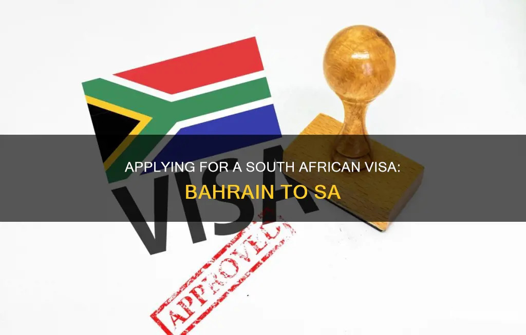 how to apply for south african visa from bahrain