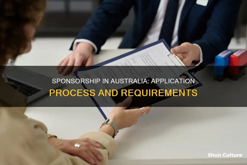 how to apply for sponsorship australia