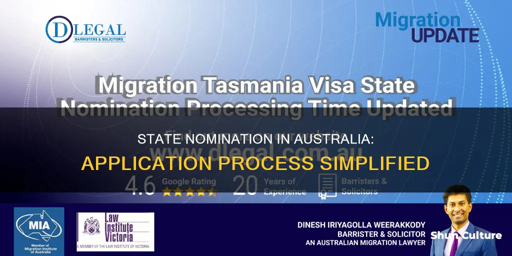 how to apply for state nomination in australia