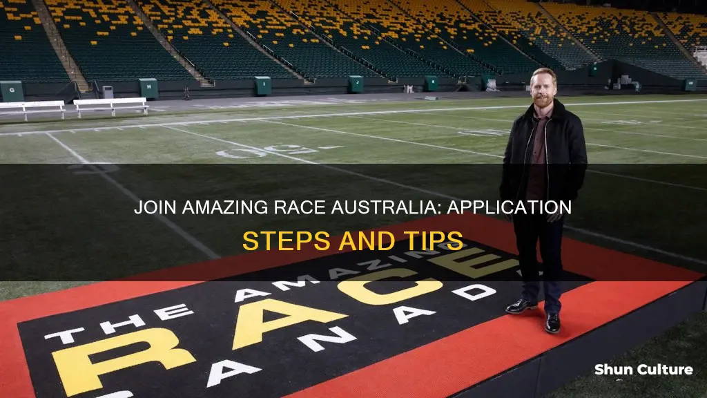 how to apply for the amazing race australia