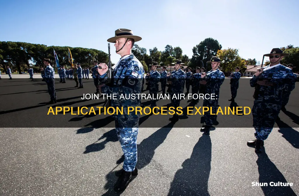 how to apply for the australian air force