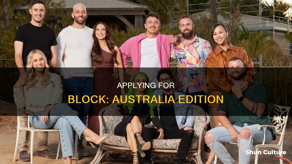 how to apply for the block australia