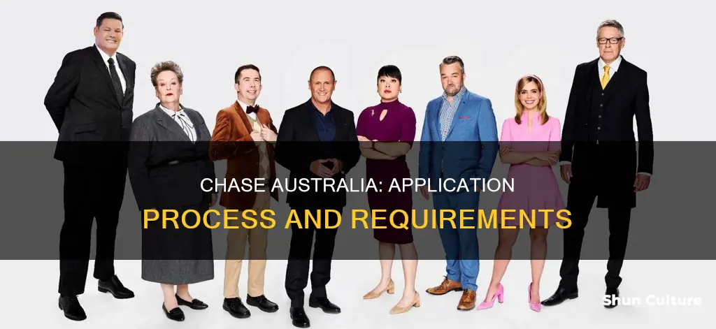 how to apply for the chase australia