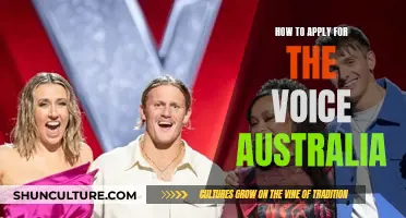 Voice Australia: Your Guide to Auditioning and Application