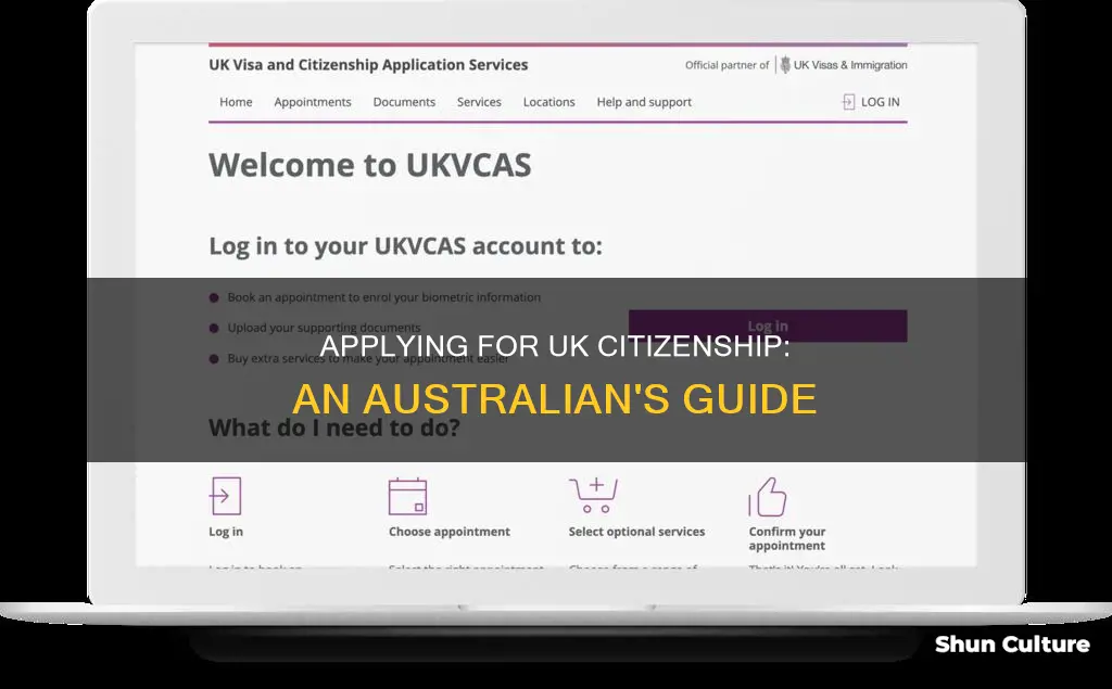how to apply for uk citizenship from australia