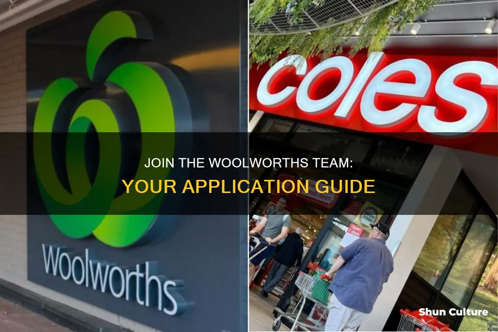 how to apply for woolworths australia