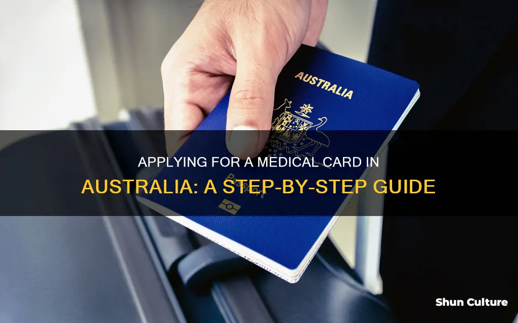 how to apply medical card in australia