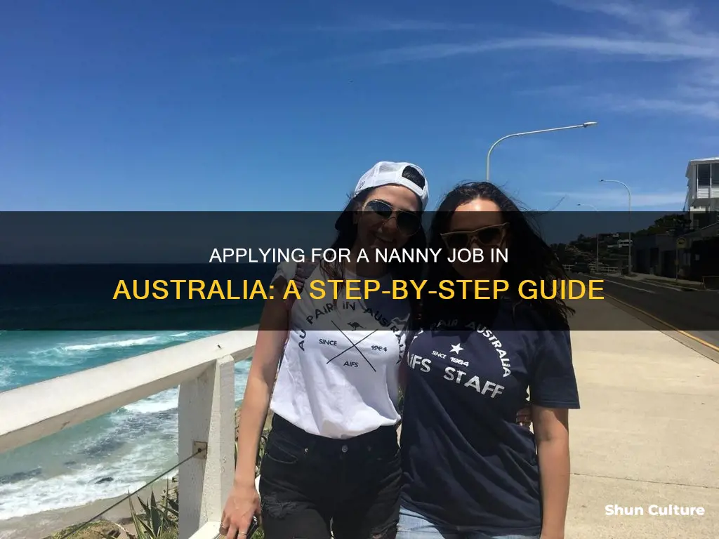 how to apply nanny in australia