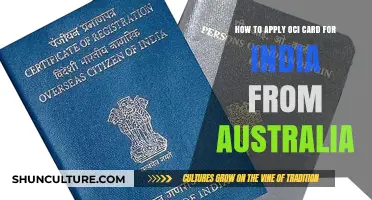 Applying for OCI Card: Australia to India