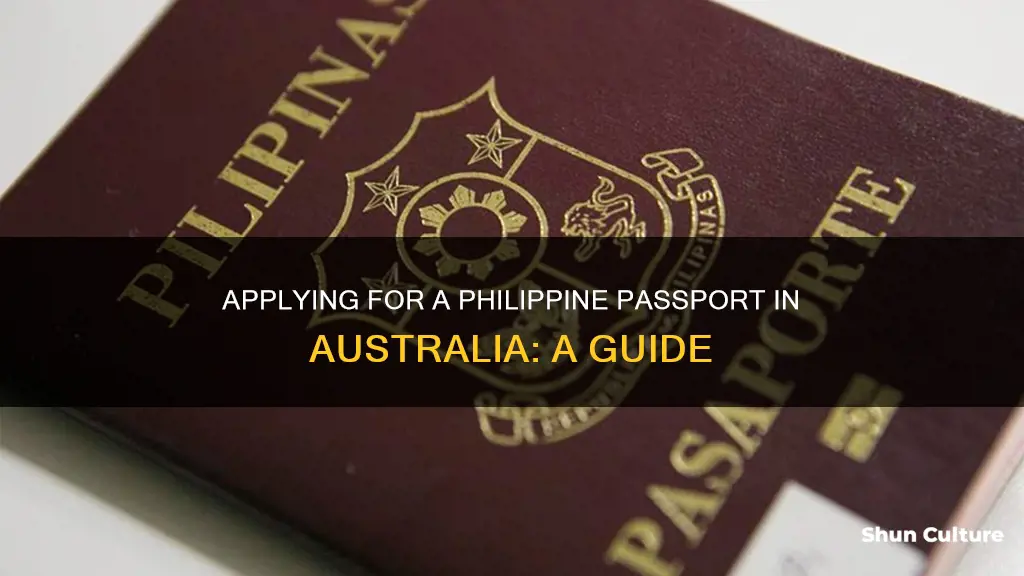 how to apply philippine passport in australia
