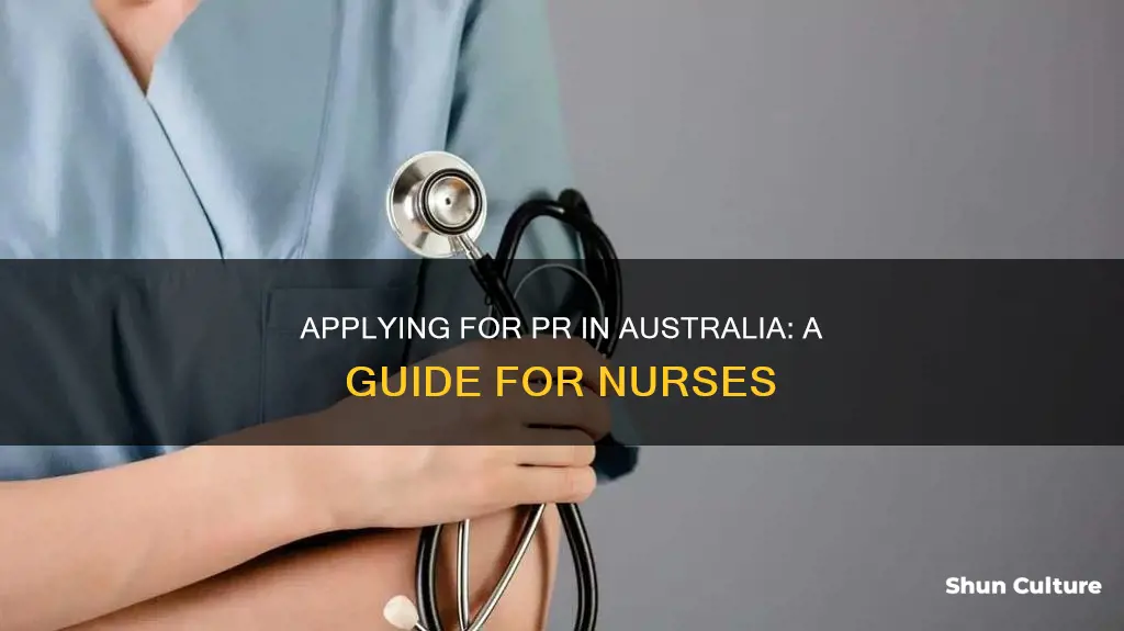 how to apply pr in australia for nurses
