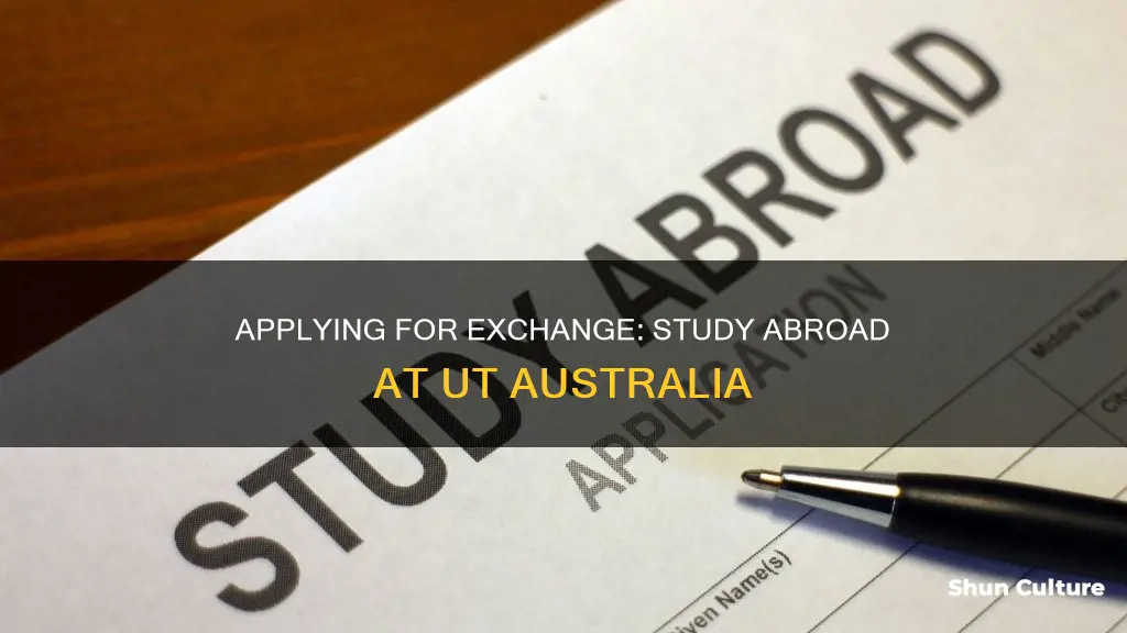 how to apply study abroad exchange ut australia