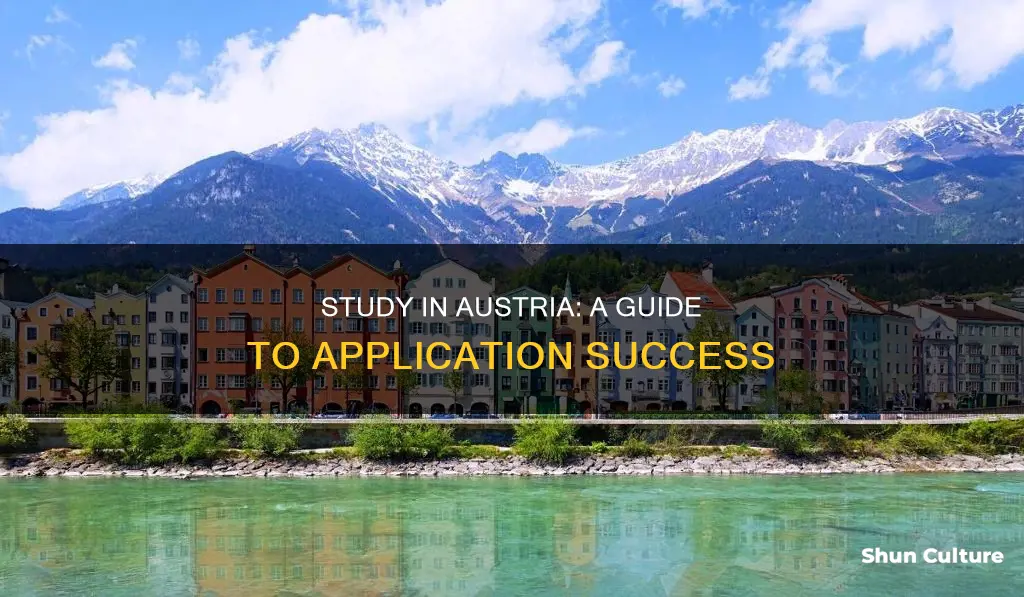 how to apply study in austria