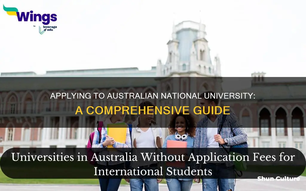 how to apply to australian national university