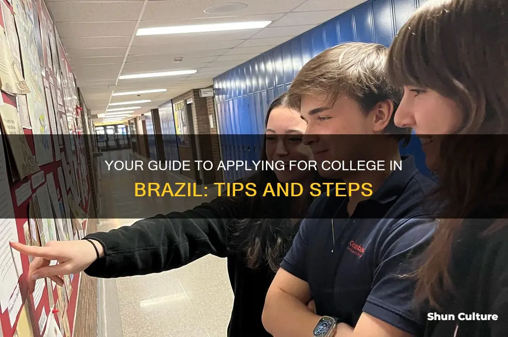 how to apply to college in brazil
