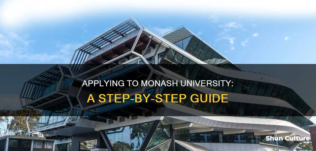 how to apply to monash university australia