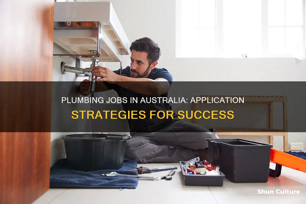 how to apply to plumbing jobs in australia