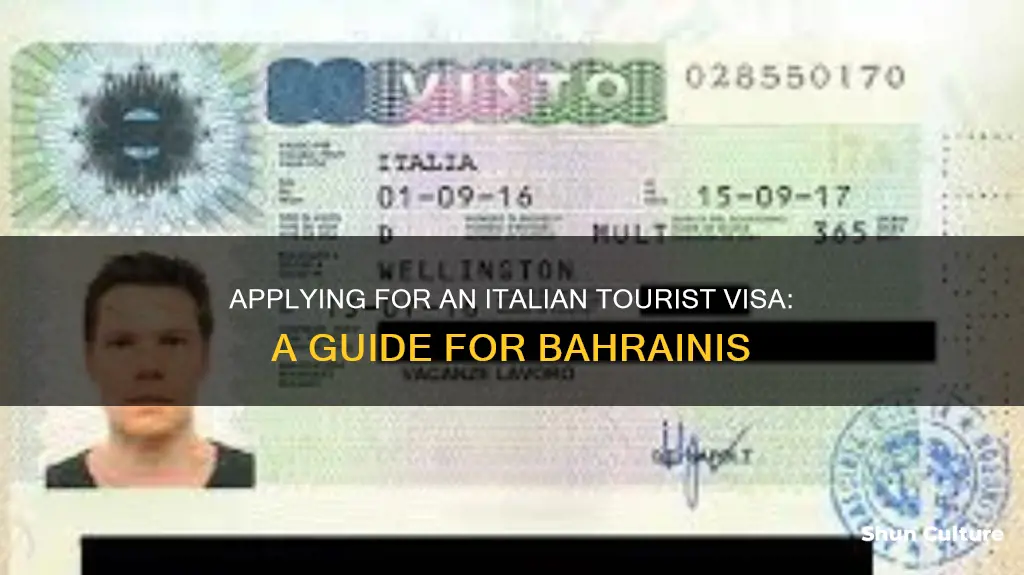 how to apply tourist visa in italy from bahrain