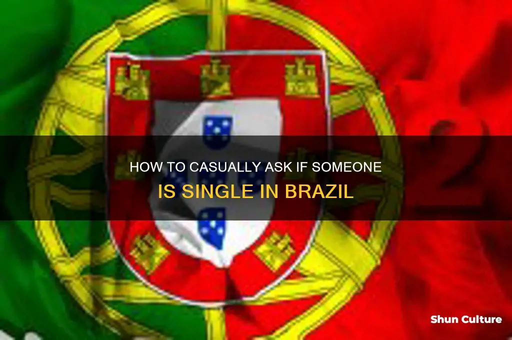 how to ask you if you are single in brazil