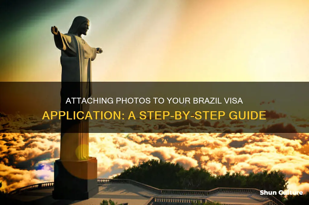 how to attach photo to brazil visa application