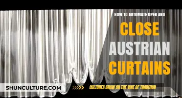 Automate Austrian Curtains: A Guide to Effortless Openness