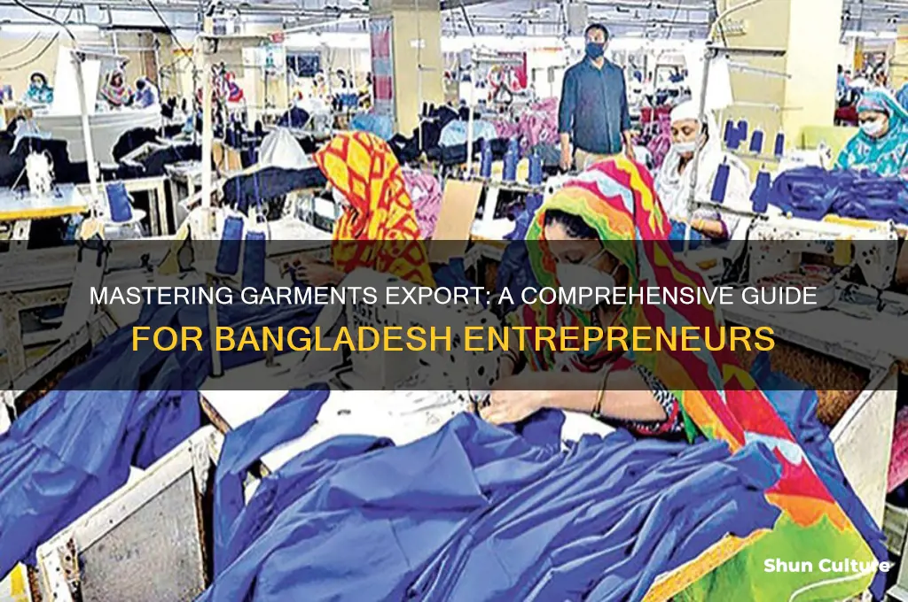 how to be a garments exporter in bangladesh