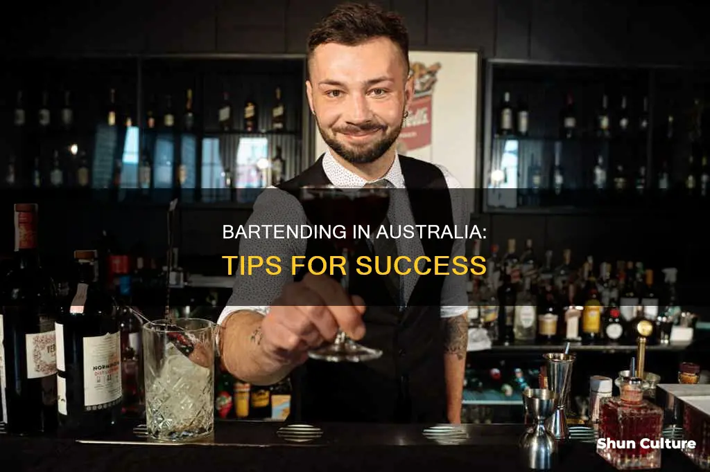 how to be a good bartender australia
