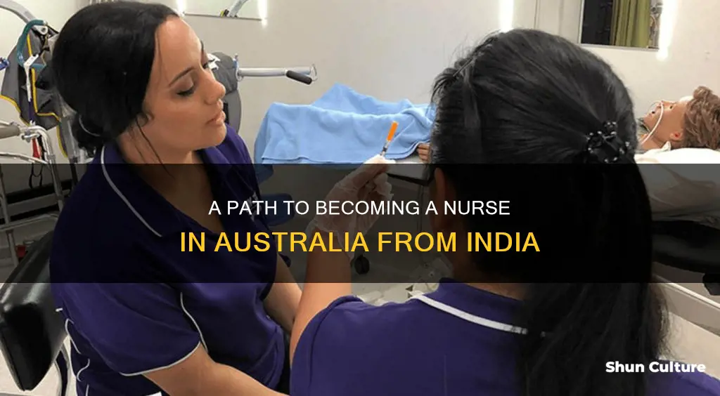 how to be a nurse in australia from india