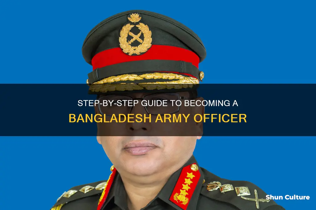 how to become a army officer in bangladesh