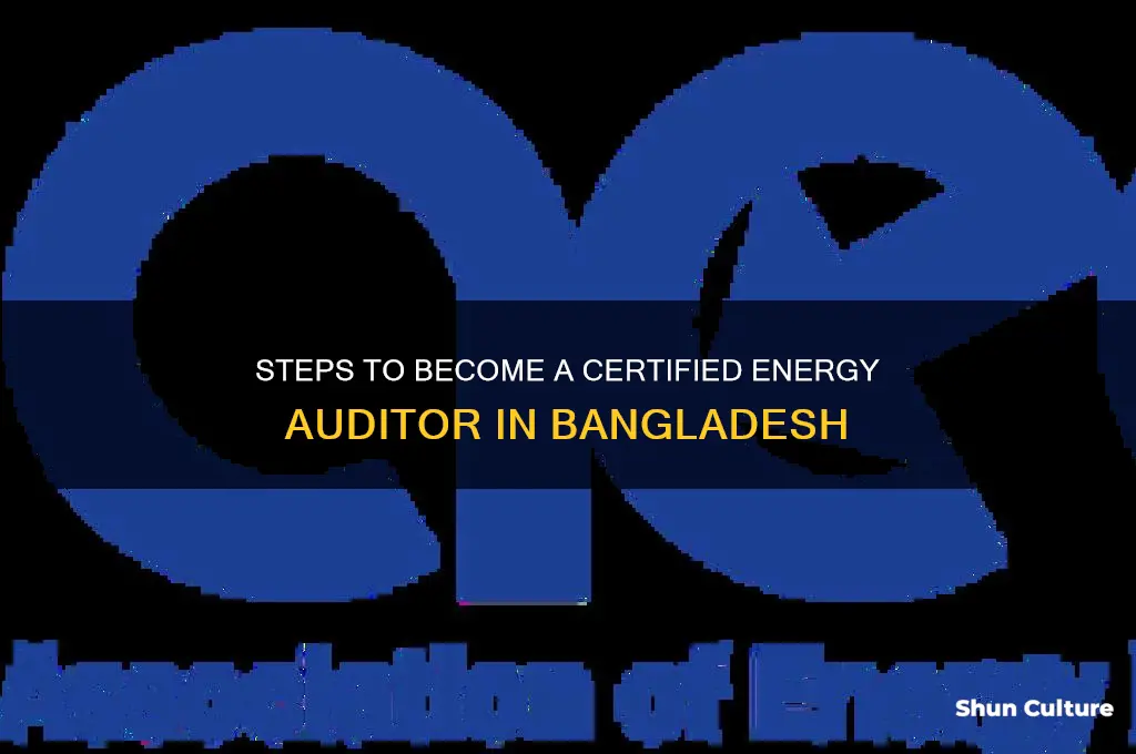 how to become a certified energy auditor in bangladesh