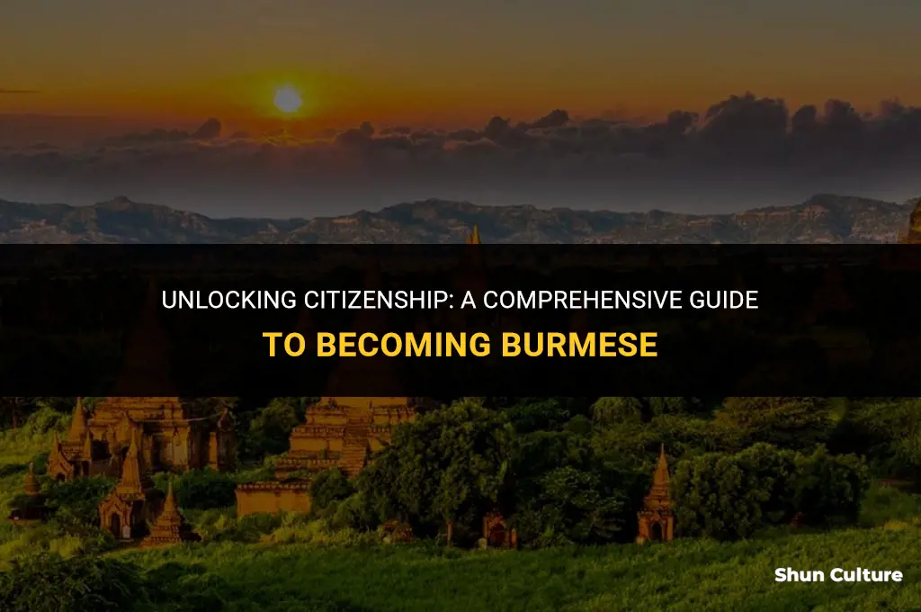 how to become a citizen of burma