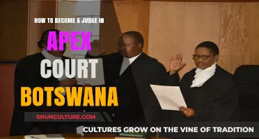 Steps to Becoming an Apex Court Judge in Botswana