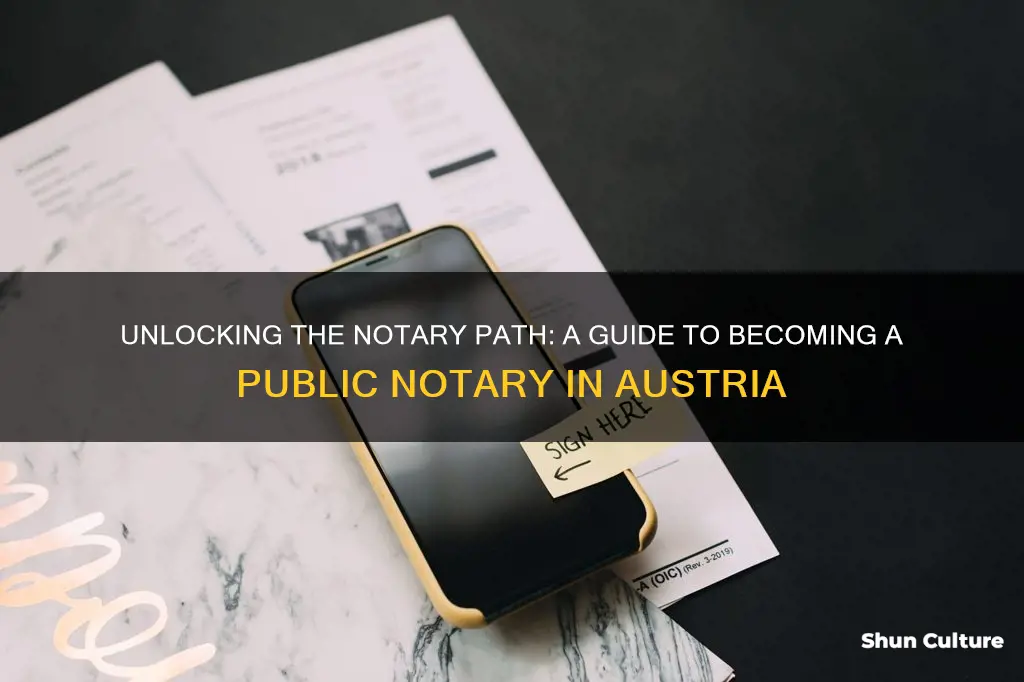 how to become a notary public in austria