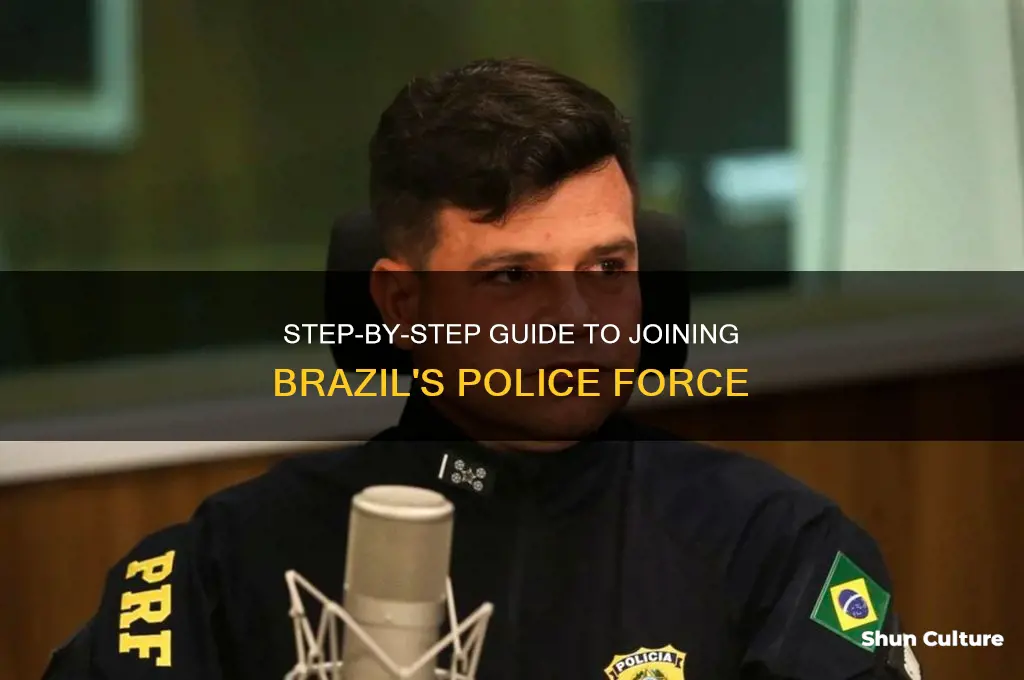 how to become a police officer in brazil