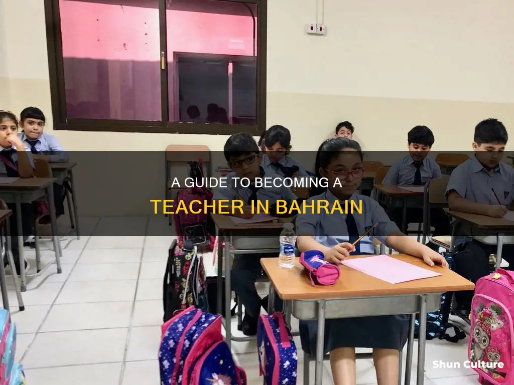 how to become a teacher in bahrain