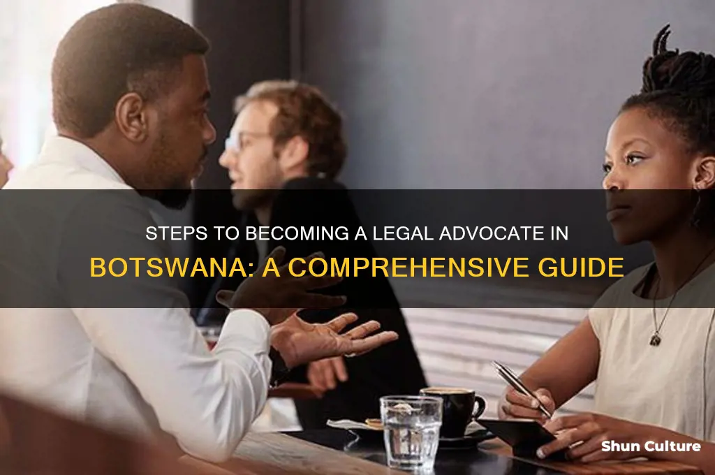 how to become an advocate in botswana