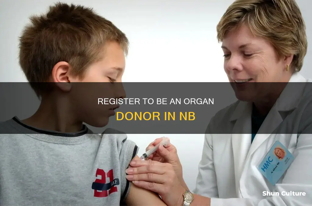 how to become an organ donor in new brunswick